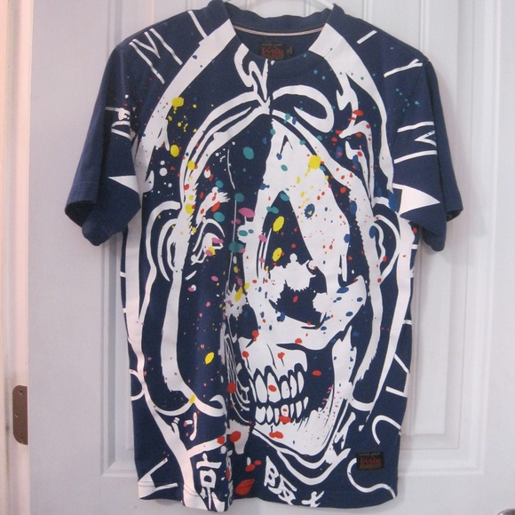 Evisu Custom Made Designer Tee Shirt S - Picture 1 of 5